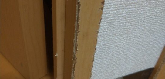 ペットによる木枠傷補修/東京都八王子市