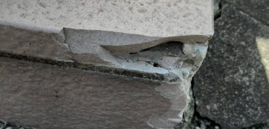 物損事故/外部タイル割れリペア補修/千葉県千葉市緑区