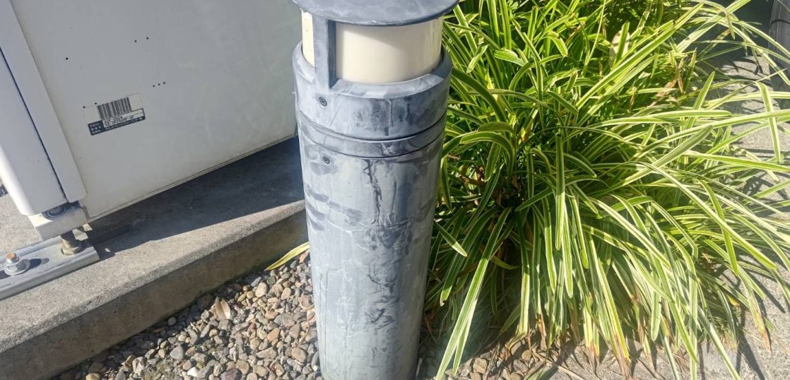 野外照明（ガーデンライト）再塗装補修/東京都目黒区